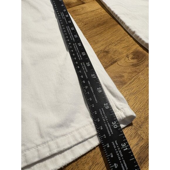 OLD NAVY White Diva Jeans Denim Pants Distressed Size 14 - Picture 9 of 9